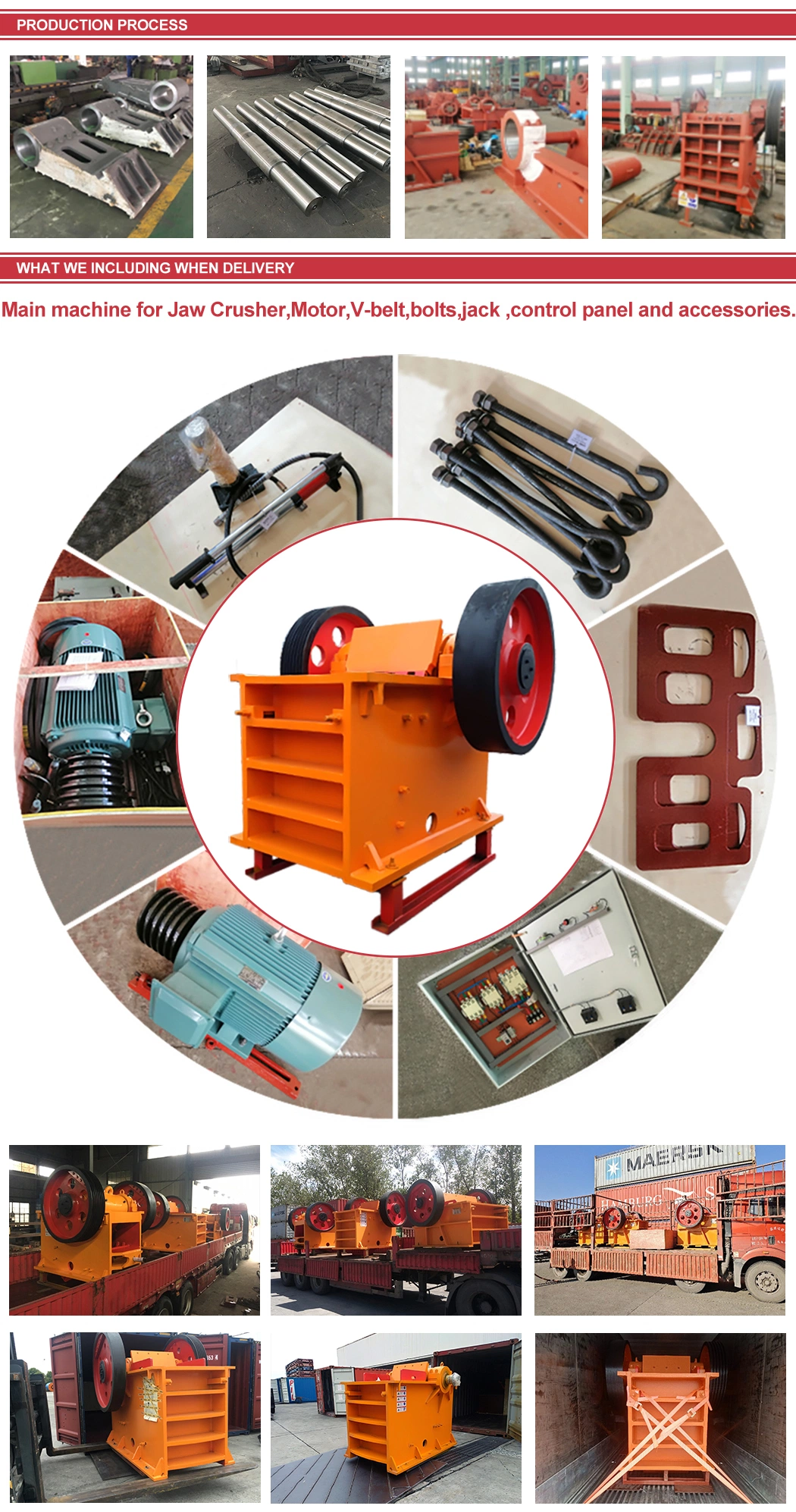 Mining Machine Supplier Shanbao PE 150X250 Mini Jaw Crusher