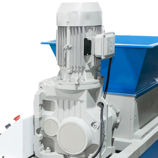 Single Shaft Industrial Plastic Plexiglass Fiber/Glass Bottlepulverizer Crusher Lump Shredder Chipper