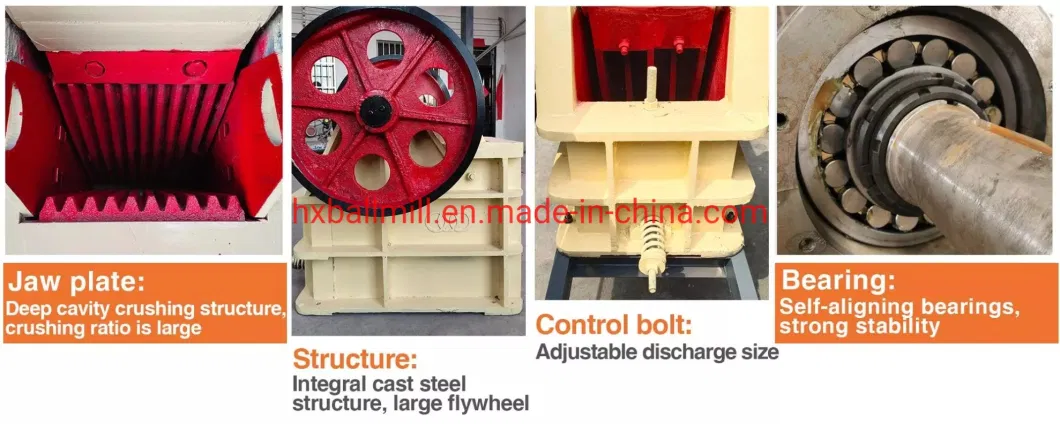 Small Stone Jaw Crusher for Gypsum Rock Crushing