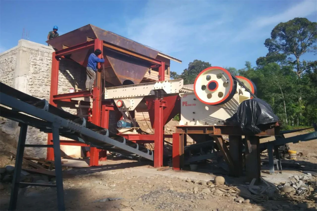 Shanbao Jaw Crusher for Mining and Stone Like Granite, Marble, River Stone