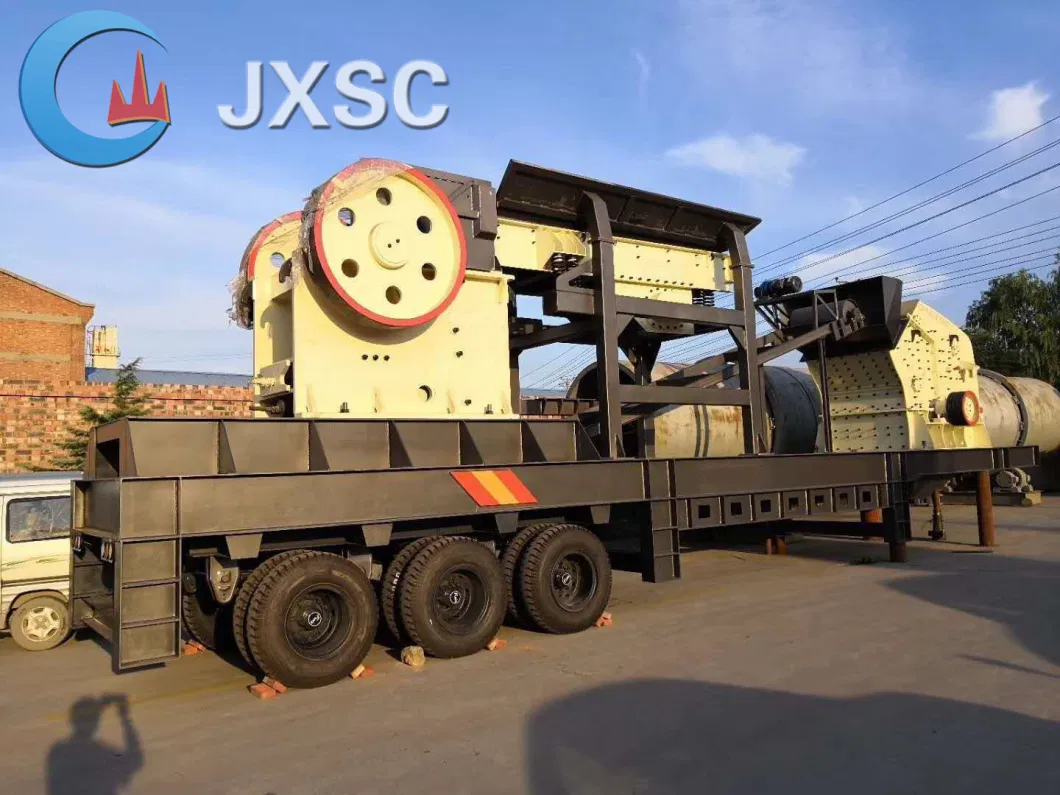 Small Scale Crusher Jaw Mobile Type Crushing Plant