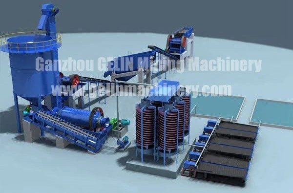 Silica Sand Washing Machine Coal Spiral Classifier Mining Equipment