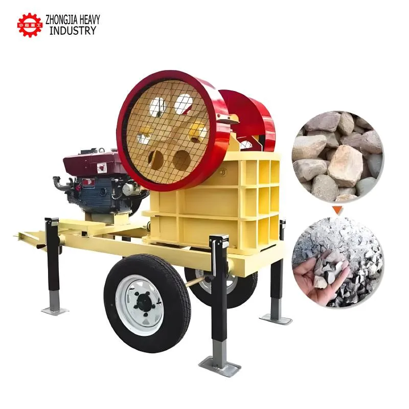 Mobile Concrete Stone Crusher Suppliers Mini Crusher for Gypsum Stone Stone Portable Crusher Machine Price