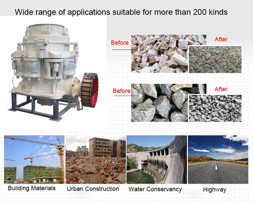 Symons New Cone Crusher for Basalt High Compression Strength Stones