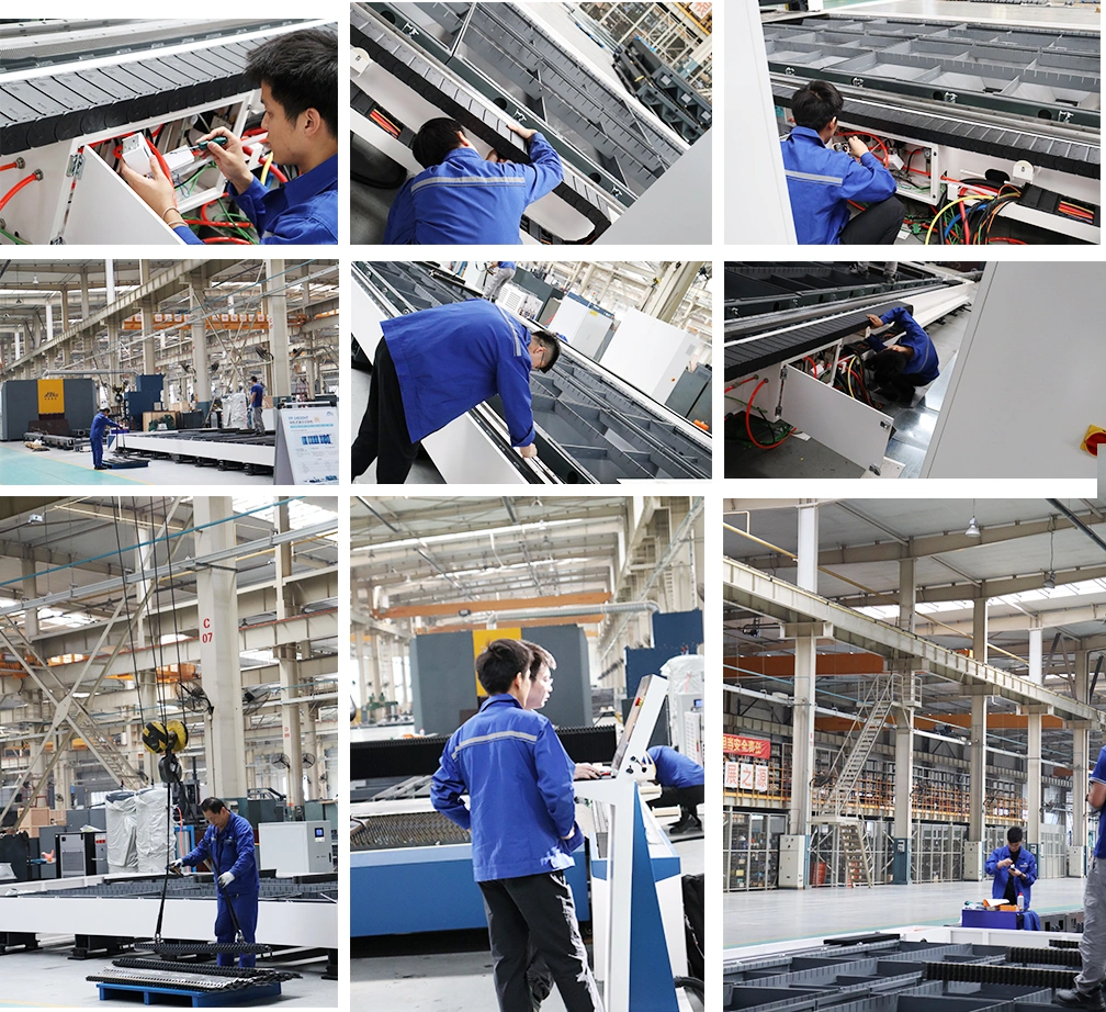 Large Format 6kw 8kw laser Cutter Ground Rail Fibre Laser Cutting Machine Metal Sheet for Energy and Mining