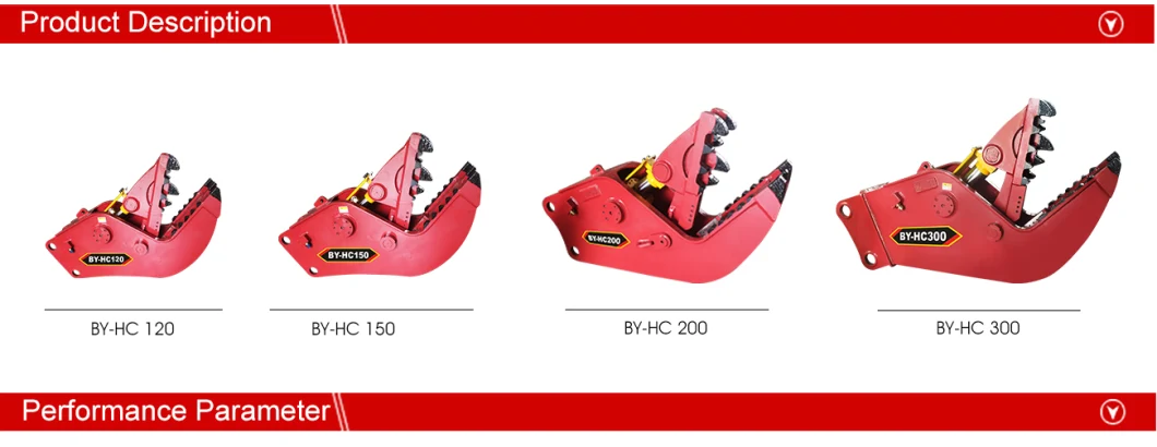 by-Hc200 Demolition Tools Excavator Hydraulic Concrete Crusher