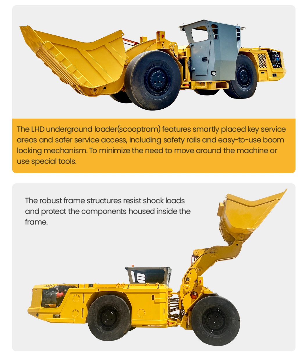 Hot sale mining scoop Custom-designed underground loading equipment