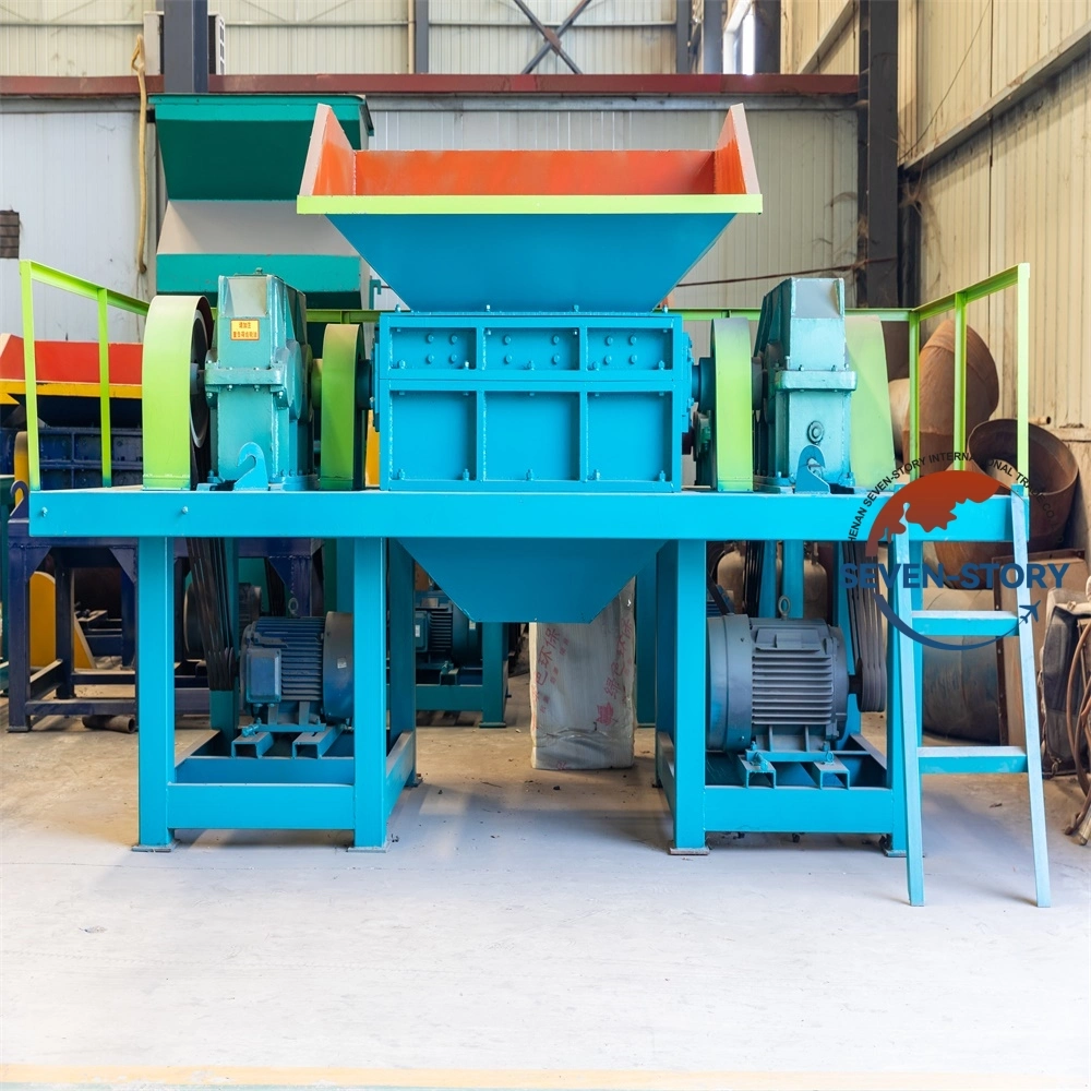 Industrial Mini Scrap Metal Cans Crusher for Sale Small Tire Waste Plastic Recycling Shredder