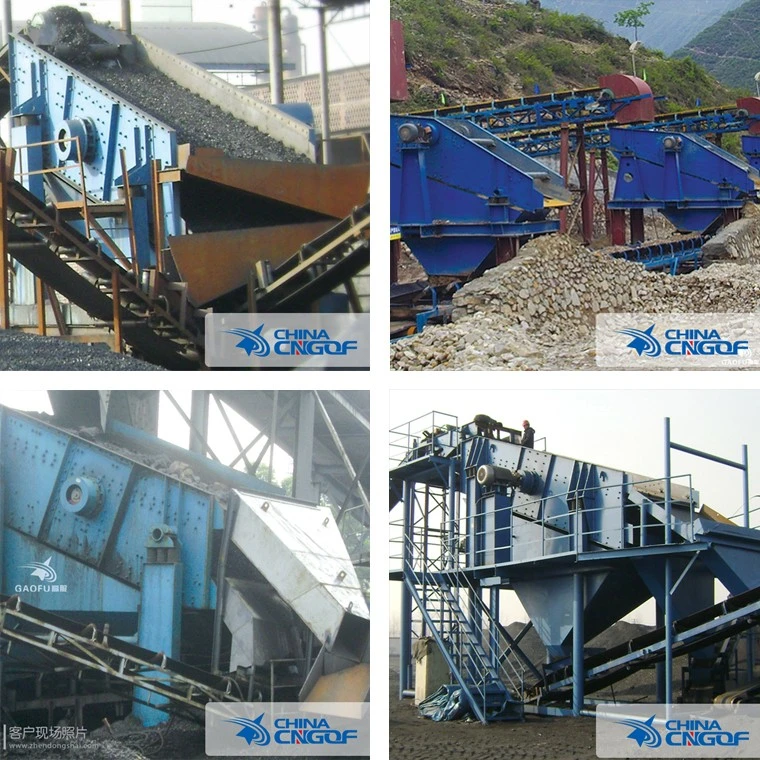 Coal Vibrating Screen Round Gravel Carbon Steel Sieving Machine