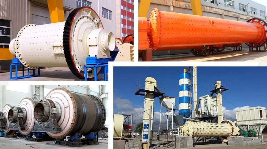 500 Tpd Cement Ball Mill for Grinding Material