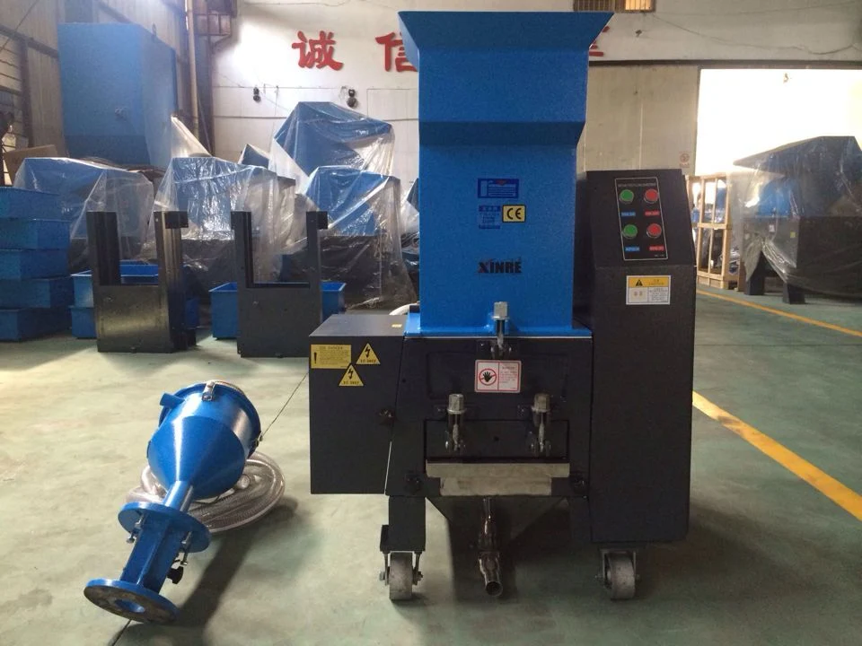 Auto Plastic and Rubber Box Block Crusher Deduster Granulater Recycle Machine Mix System