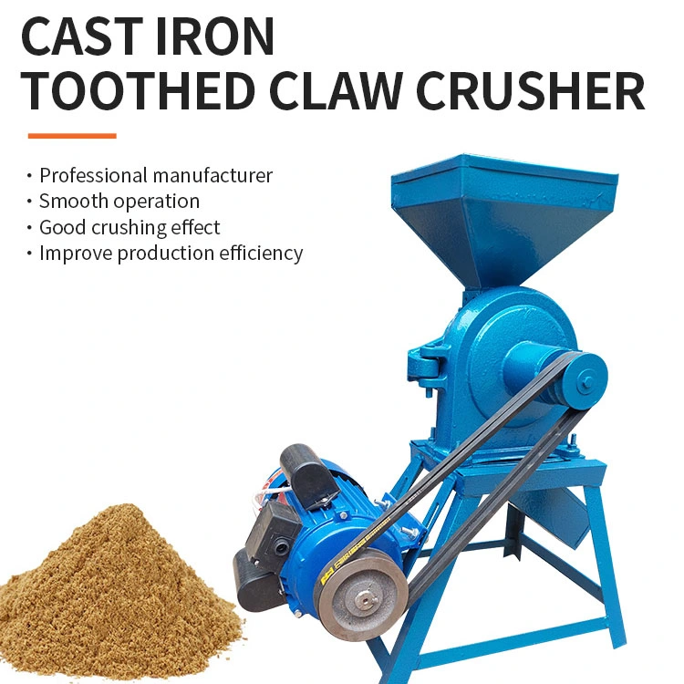 Professional Diesel Engine Straw Crusher Corn Hammer Mill for Farm Corn Crusher