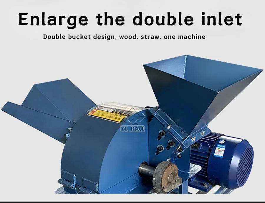 Agricultural Machinery Pine Wood Chips Grinding Hammer Mill Machine Log Pulverizer Crusher Sawdust Making Machine