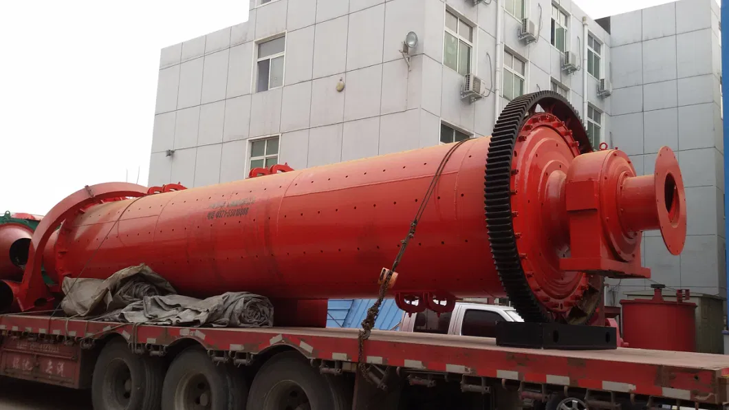 1.5X5.7m Wet Cylinder Grinding Mill / Continuous Wet Ball Mill with Capacity 5tons Per Hour