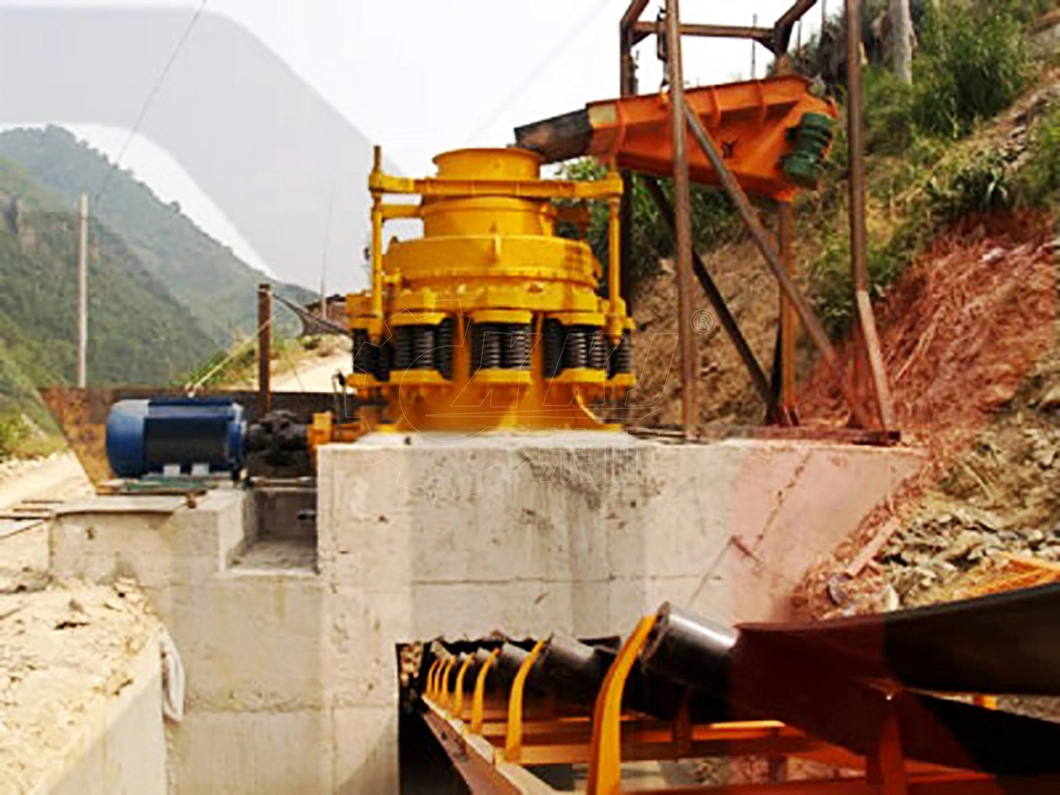 China Pyb 600 10-40 Tph Pebble Stone Cone Crusher Hard Rock Gravel Crushing Machine Cone Crusher