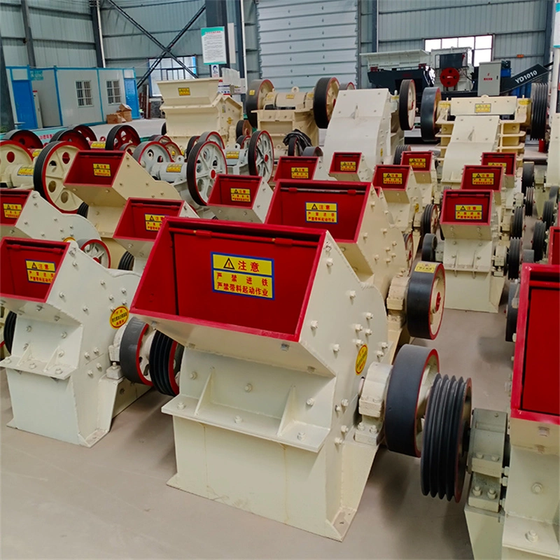 Limestone Coal Stone Gold Ore Hammer Mill Crusher Machine with Feeder