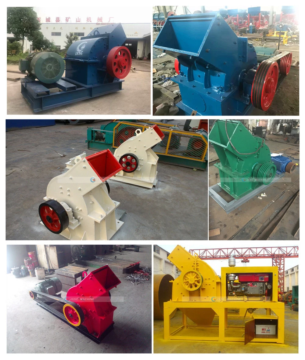 Small Stone Concrete Crushing Machinery Fine Output Size Hammer Crusher