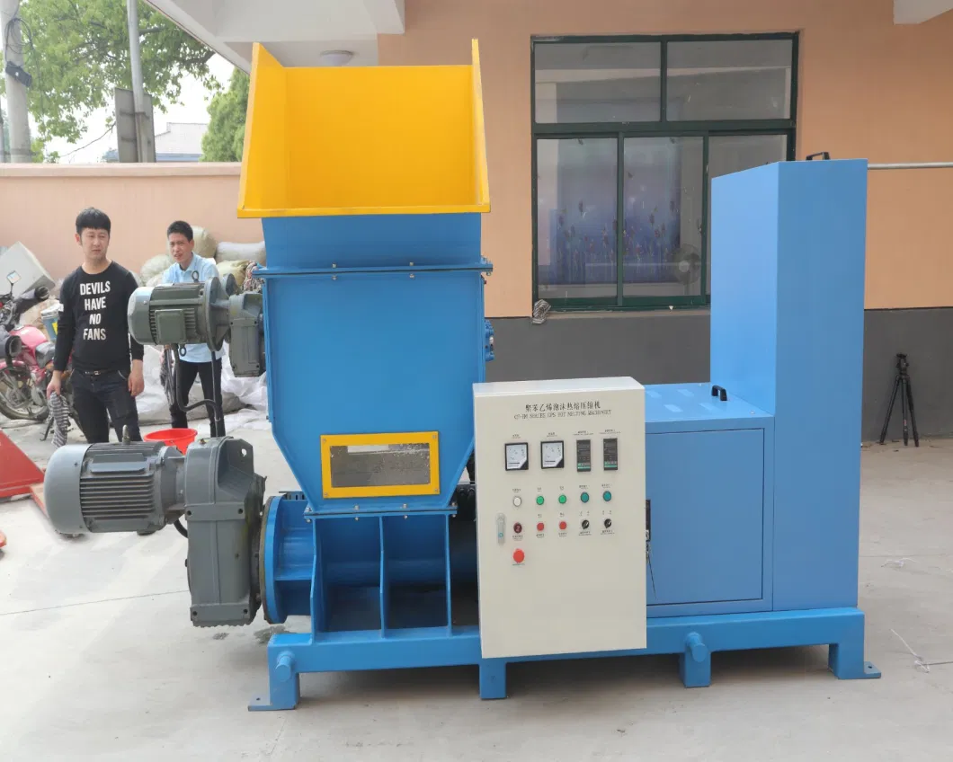 EPS Hot Melting Recycling Machine Foam Crusher Thermocol Block Making Machine