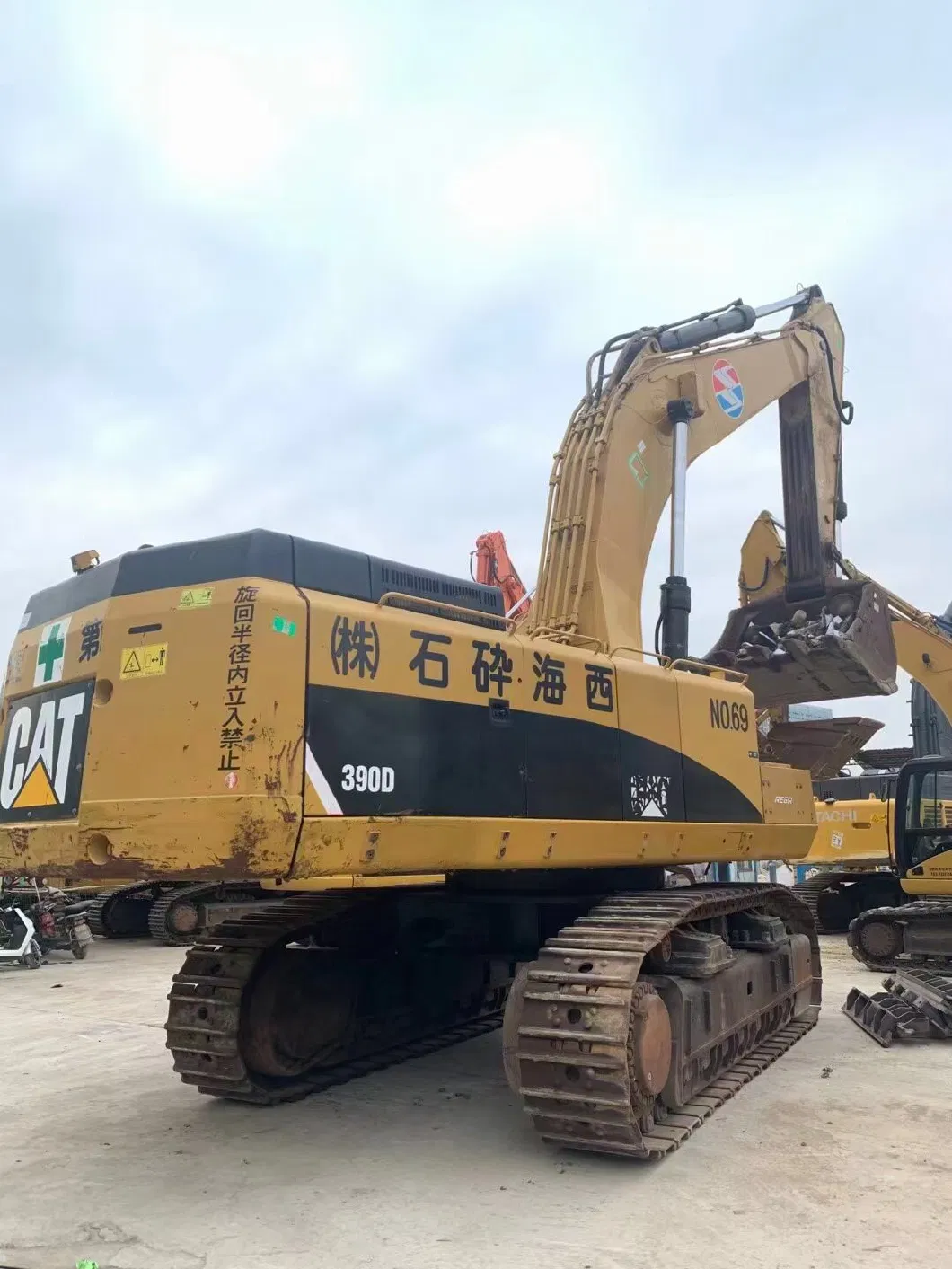 Big Used Excavator Crawler Digger 86 Ton Second Hand Earth Moving Large Japan Mining Work Machine 390f 390 Excavadora Usada Cat 390d