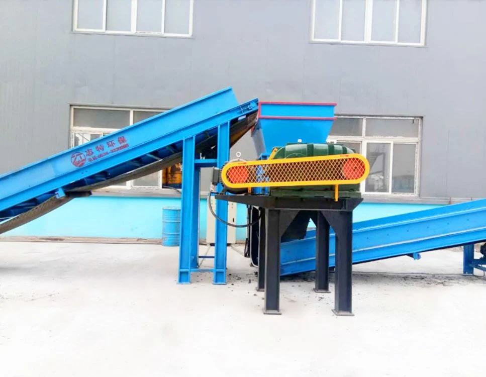 Industrial Heavy Duty Rubber Tire Recycling Shredders Car Wheel/Scrap Metal/Hard Disk Crusher