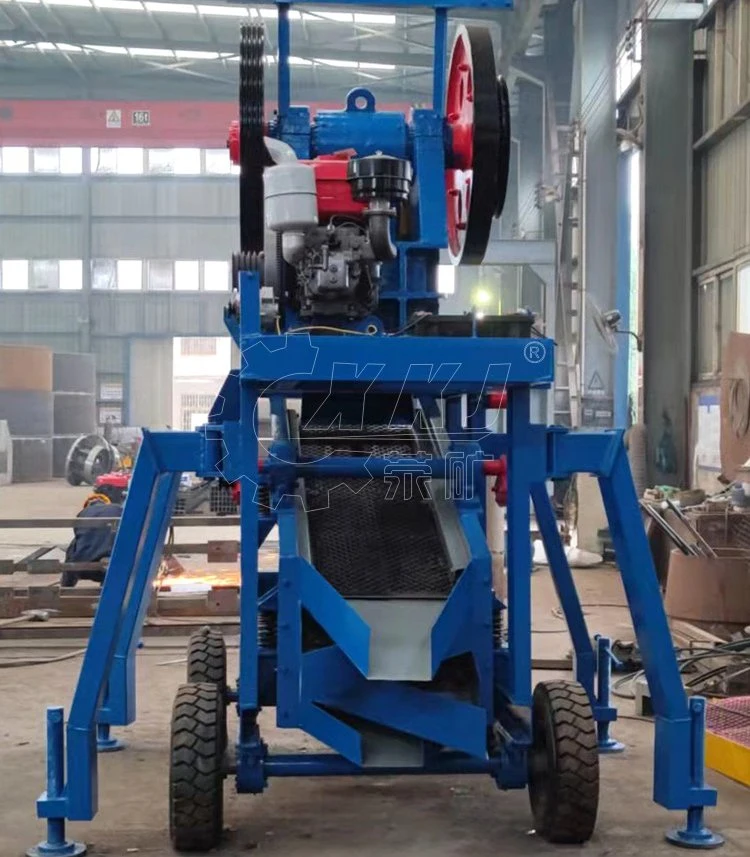 Jaw Crushing Primary Stone Crushing Jaw Crusher with Vibrating Screen