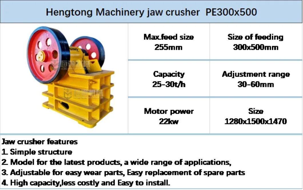 China Large Capacity Mining Crusher/Crushing Equipmen/Crusher Machine/Jaw Crusher/Gold Crusher/Rock Crusher Is on Sale PE-300