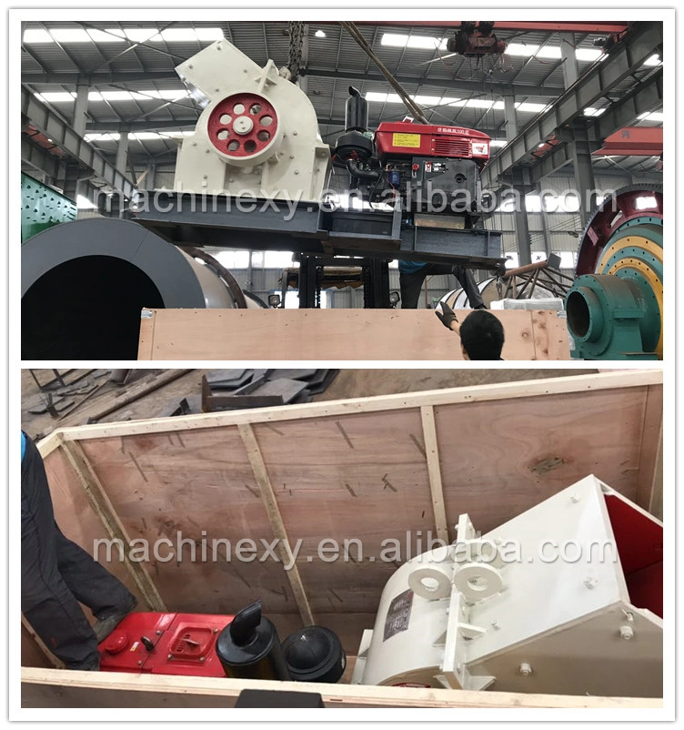 High Efficiency Hammer Crusher Metal Glass Clay Crusher