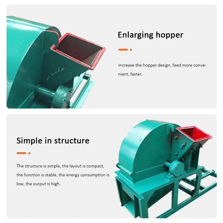 Wood Garden Machine Mini Industrial Chipper Shredder Wood Crusher Sawdust Mobile Crusher