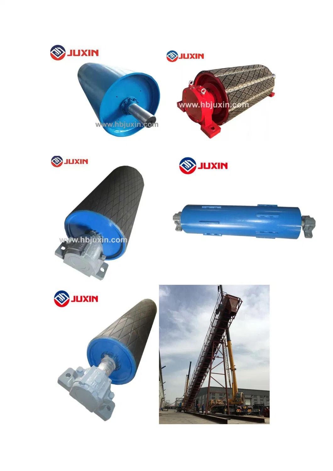 102mm 114mm 108 mm Trough Return Roller for Crusher Plant Conveyor