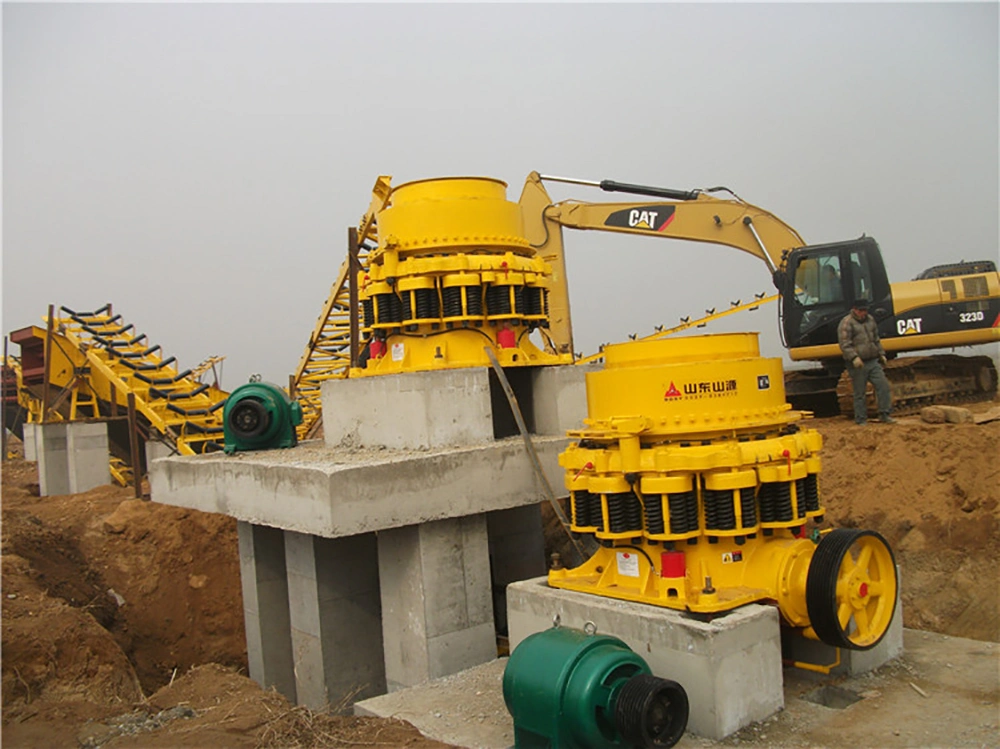 Large Gold Copper Iron Ore Mine Crushing Plant Machine Price Limestone Basalt Granite Rock Cone Stone Crusher Equipment for Sale