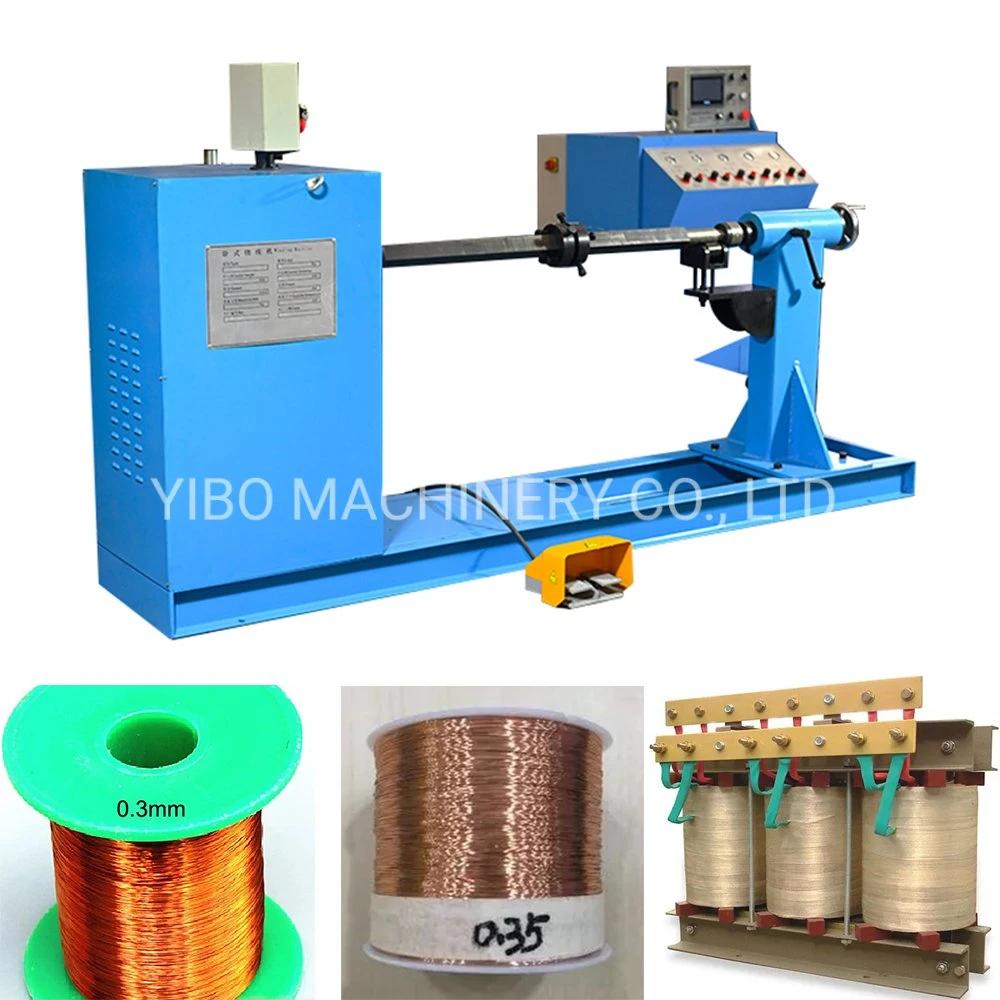 Three Winding Head Hv and LV Wire Coil Copper Transformer Winding Machinery