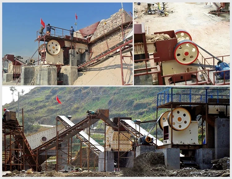 Compact Line Portable Crushing Quarry Gravel Machines Crushing Conveyor Stone Crusher