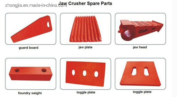 Mine Industry Manganese Cast Steel Jaw Plate Crusher