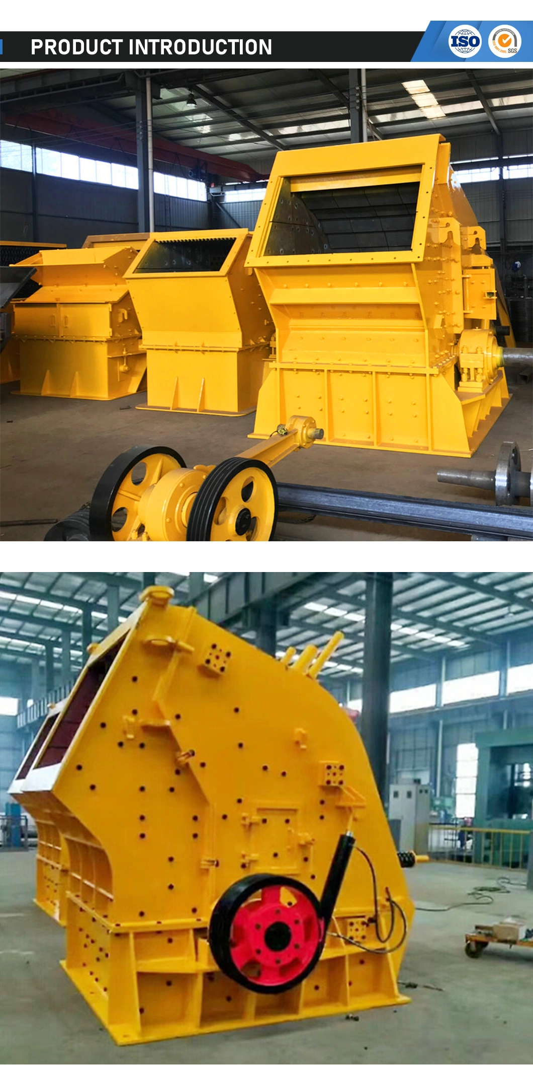 Factory Automatic Tractor Stone Impact Crusher Quarry