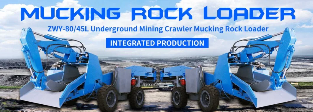 Mining Zwy Type Crawler Scraper Slag Raking Machine Large Tunnel Project Slag Removal Machine