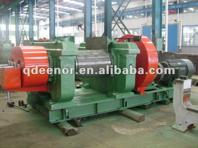 High Technology Old Tire Recycling Line /Semi-Automatic Line Tire Blocks Crusher Machine