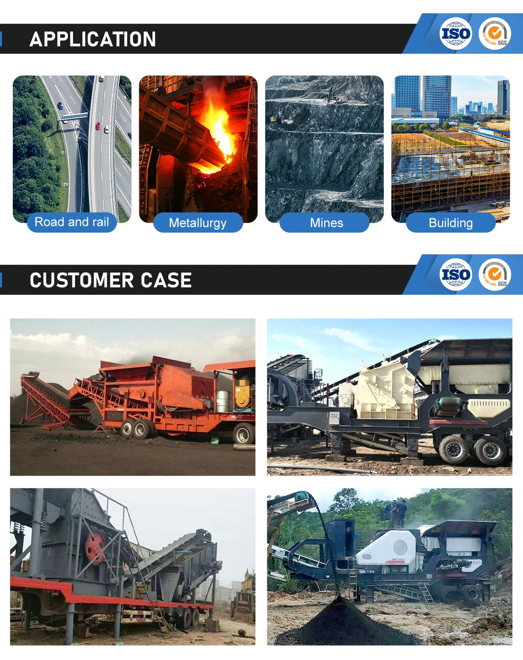 Wheel Type Mobile Concrete Stone Crushing Station Equipment