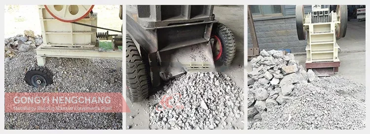 Mini Portable Bulk Stone Tile Block Jaw Crusher Machine Price