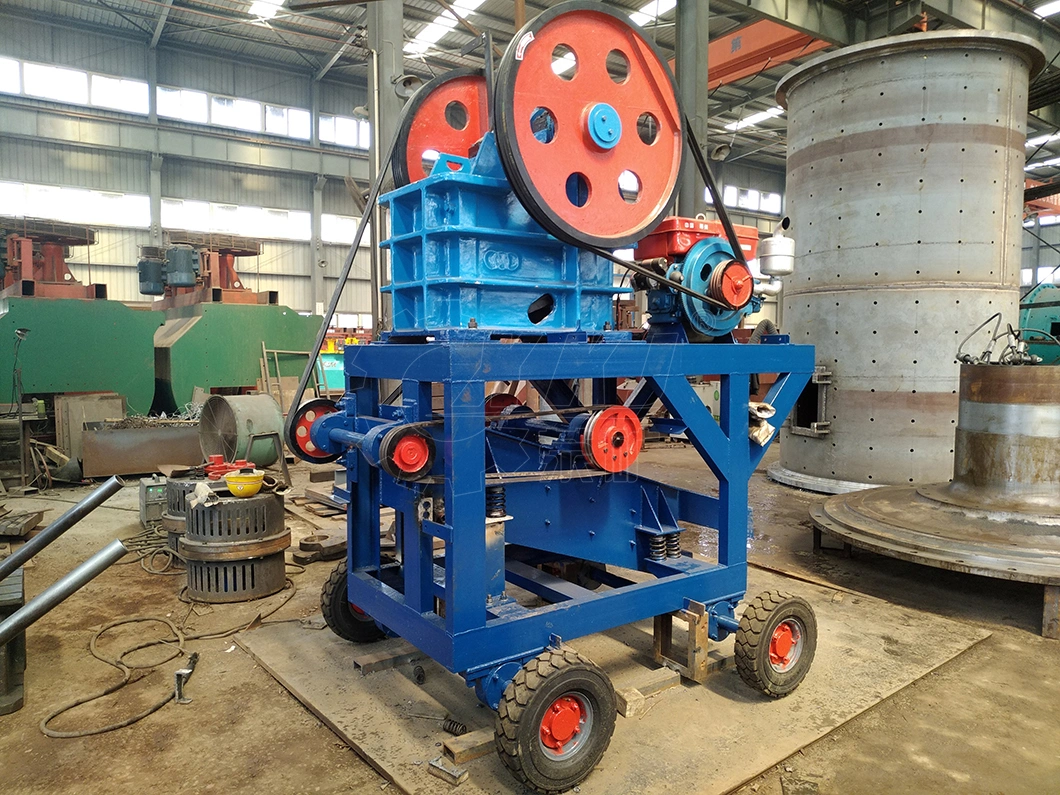 Portable Stone Concrete Jaw Crusher 250 X 400 with Vibrating Screen for Sale