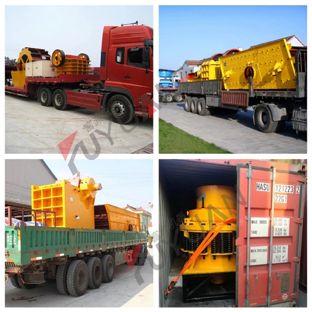 Combined Mobile Rock Crusher Granite Marble Machinery Cone Crusher Stone Production Line