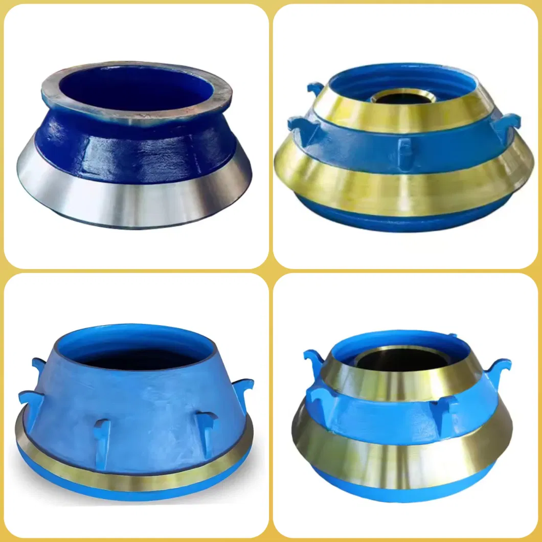 OEM/ODM Bronze/Copper/Brass/Steel Stone/Ore Hydraulic Bowl Liner Mantle Mining Cone Casting Eccentric Socket Casting Jaw Cone Crusher Part