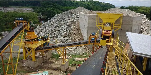 Big Capacity Quarry Aggregate Crushing Stationary Stone Crushing Plant Stone Crusher Plant