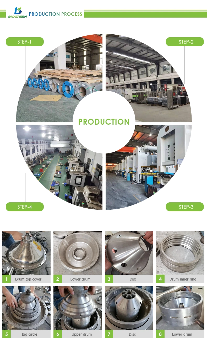 Three Phase Olive Oil Disc Centrifuge Separation Equipment