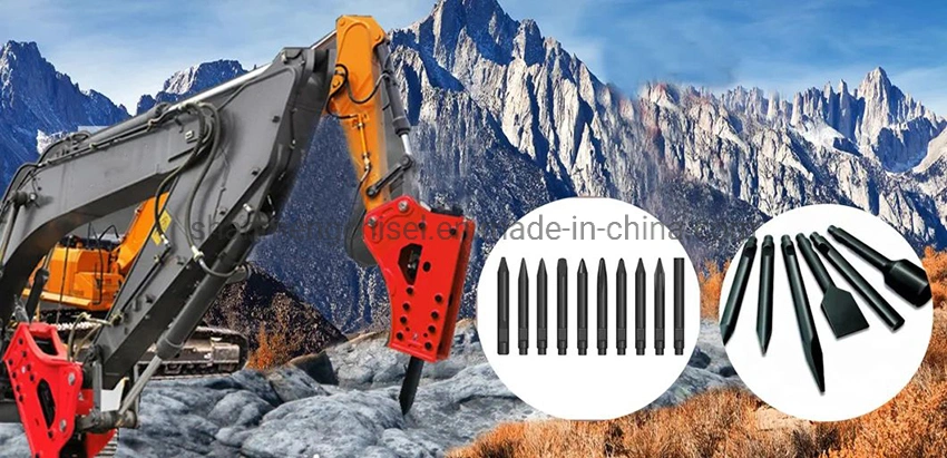 Excavator Attachment Demolition Rock Hammer Hydraulic Breaker Ripper Crusher