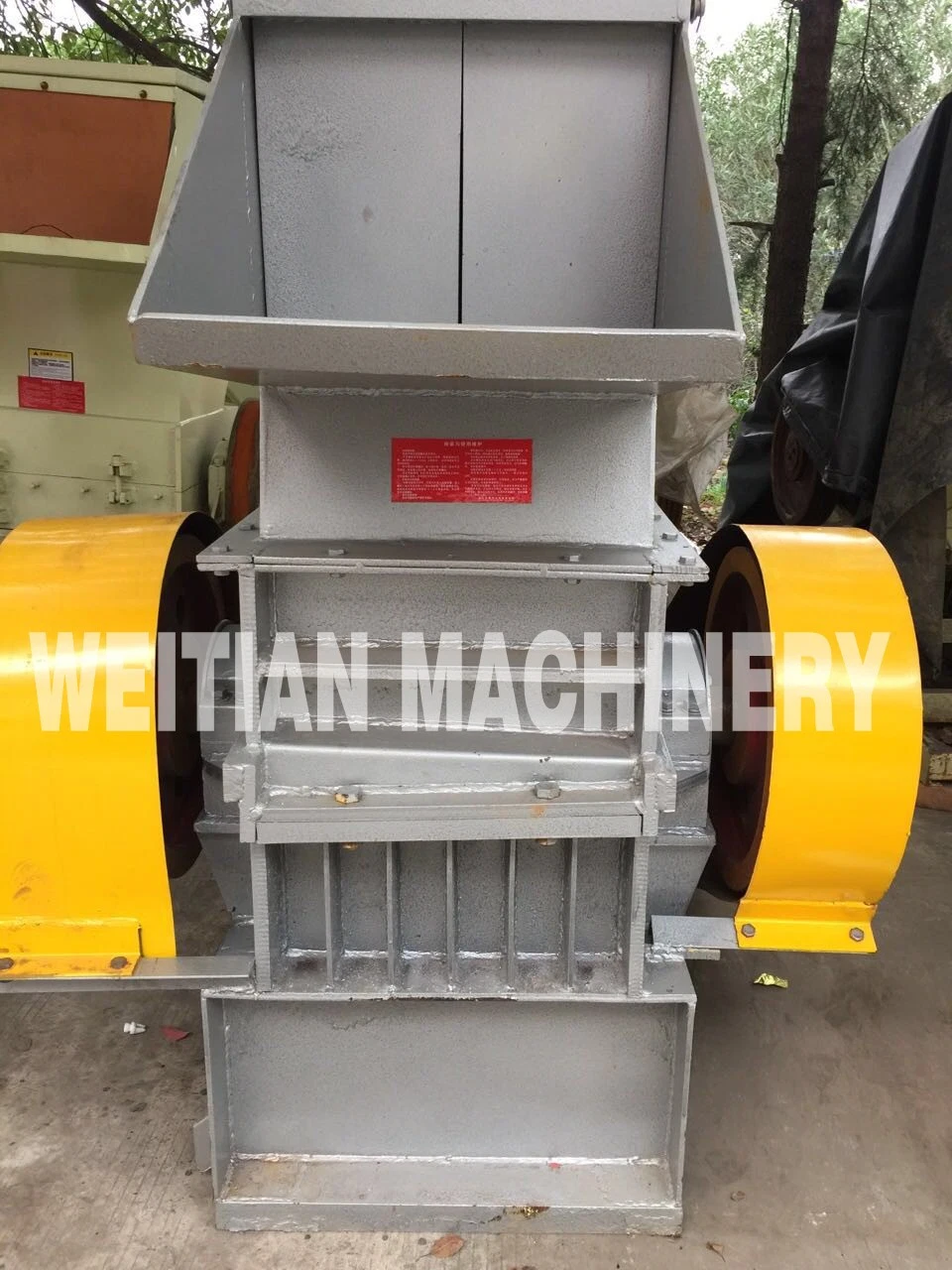 Waste Plastic PP PE Block Lump Crusher Machine