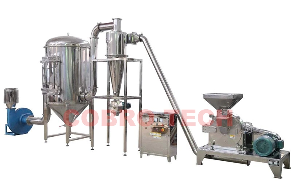 Sugar Cane Automatic Compact Moringa Leaves Hammer Crusher Machine