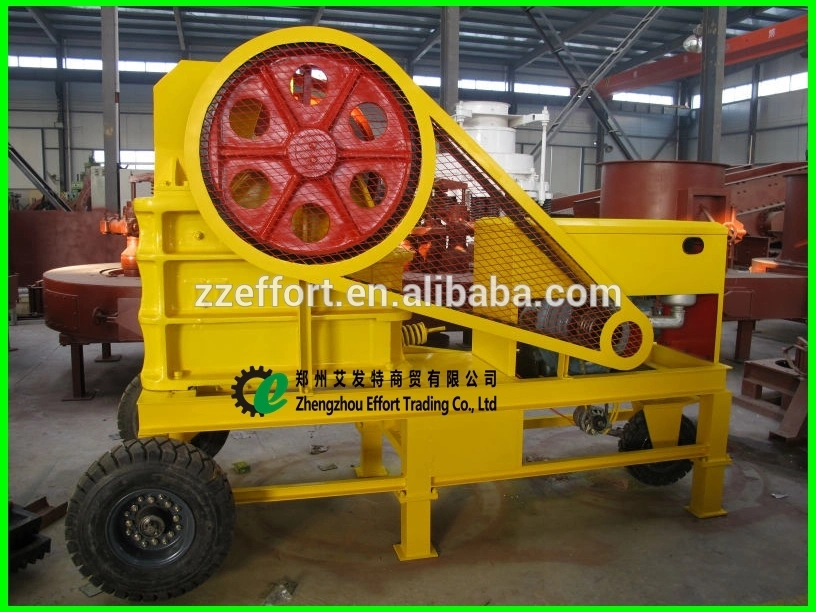 Competitive Price Movable Portable Jaw Crusher Coal Cinder