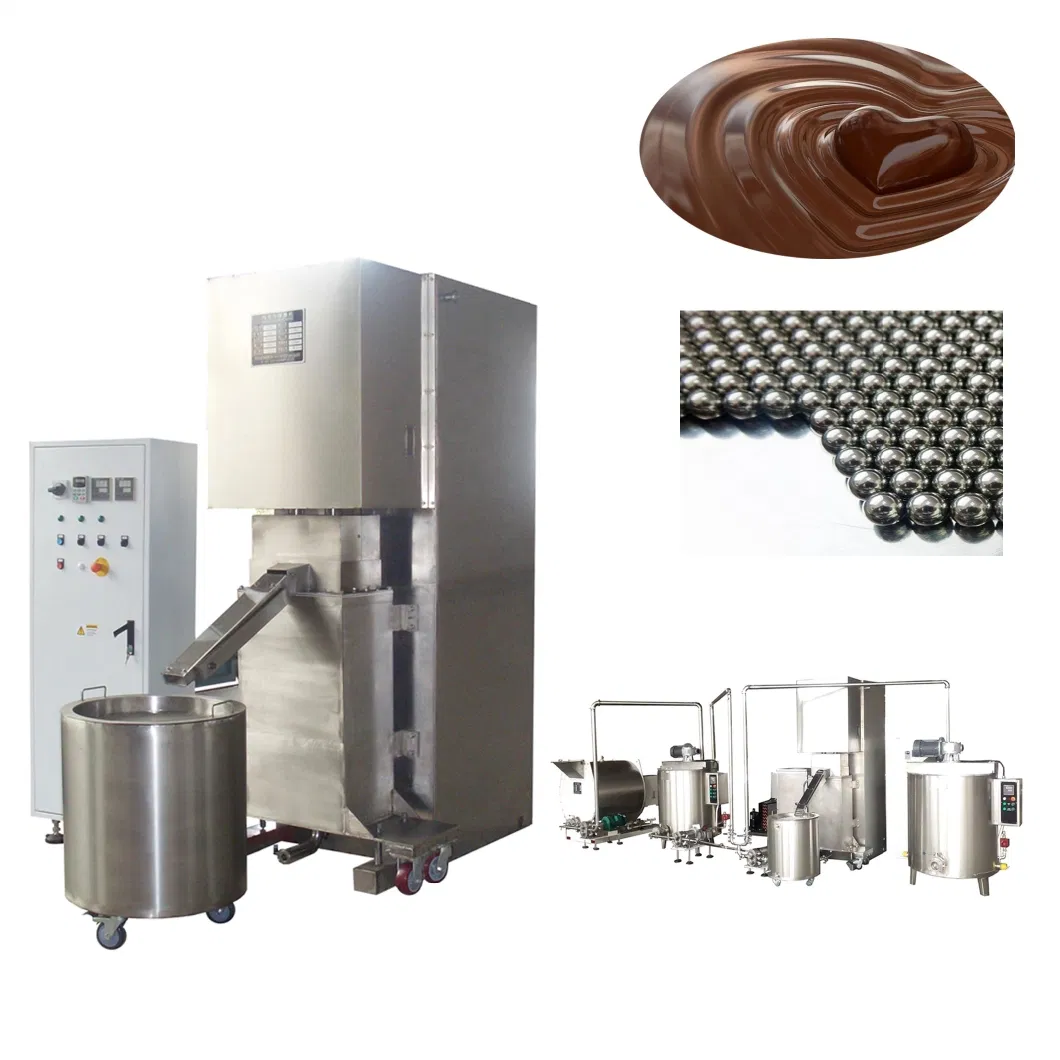 Chocolate Machine Chocolate Ball Mill 250kg/H Continuous Working