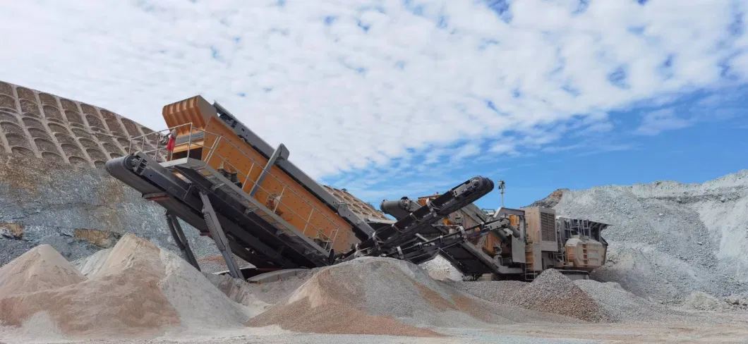 Complete Aggregate River Gravel 100-250 Tph Rock Mobile Stone Quarry Crusher Crushing Equipment