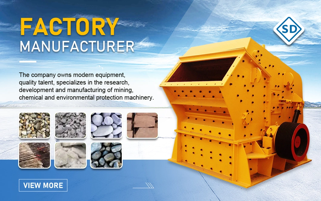 Factory Automatic Tractor Stone Impact Crusher Quarry